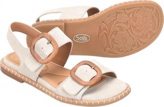 S&ouml;fft Womens Napa Slingback Sandal In Natural