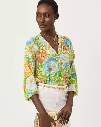 Lilly Pulitzer Elsa Silk Top