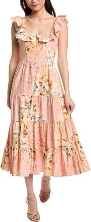 Yumi Kim Madison Linen-Blend Midi Dress