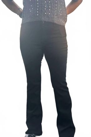 1822 Denim High-Rise Bootcut Trouser In Black