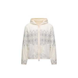 Moncler Reversible Wool Zip-up Hoodie Multicolor Size XL