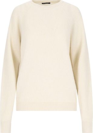 Canessa Basic Sweater In Cream Cashmere