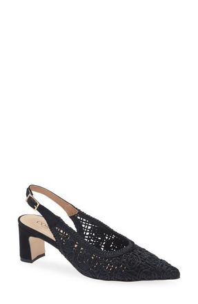 Cordani Nikole Slingback Pointed Toe Pump in Black at Nordstrom, Size 8.5Us