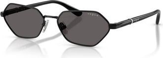 Vogue Eyewear Vo 4349S Zonnebrillen - Dames - Zonnebrillen - Zwart - 54 MM - Accessoires