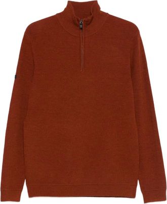 Superdry half-zip merino jumper - men - Merino - L - Orange