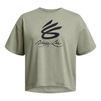 Under Armour (WMNS) Under Armour x Lunar New Year Curry Graphic T-shirt Green 1383314-504