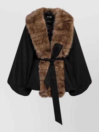Rotate faux fur jacket
