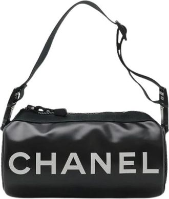 Chanel Borsa a tracolla in nylon e gomma Pre-owned - - Pre-owned - Donna - Nero - ONE SIZE