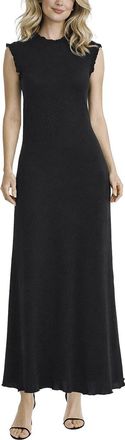 Tash + Sophie Macarena Ruffle Trim Midi Dress