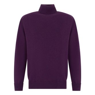 Fedeli Maglione Dolcevita - - Knitwear - Uomo - Viola - L