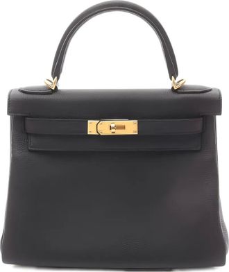 Hermès 2024 Kelly 28 handtas - Zwart