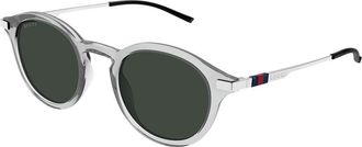 Gucci GG1890SA Asian Fit 003 Mens Sunglasses Grey Size 49 - Free RX Lenses - Free RX Lenses
