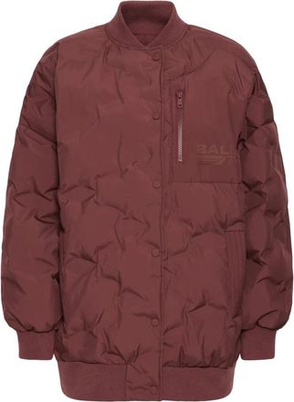 Ball Gewatteerde Bomberjack Chocoladetruffel - Dames - Winterjassen - Bruin - XS - Polyester - Jassen