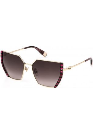 Furla Womens SFU786V-570AHL SFU786V 57 570AHL Sunglasses - Gold - One Size