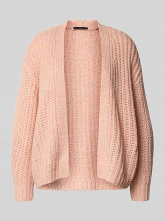 Zero Relaxed Fit Strickjacke in offenem Schnitt in Apricot, Gr&ouml;&szlig;e S