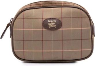 Burberry Pre-owned Clutches, female, Brown, Size: ONE SIZE Pre-owned Vintage Leather Clutch