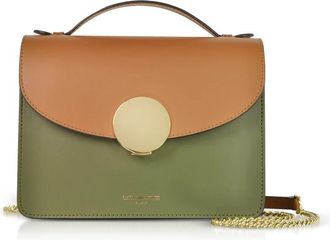 Le Parmentier Handbags - Dames - Schoudertassen - Groen - ONE Size - Leer - Tassen