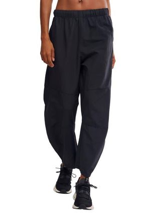 Free People FP Movement Game Day High Rise Barrel Leg Pants in Black at Nordstrom, Size X-Small