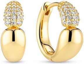 Sif Jakobs Jewellery Earrings Goccia Creolo Piccolo in 18K Gold Plated at Nordstrom