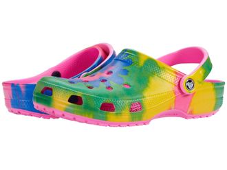 Crocs Unisex Classic Clog Verstopfen, Elektrisches Pink/Multi, 36/37 EU(M4W6)