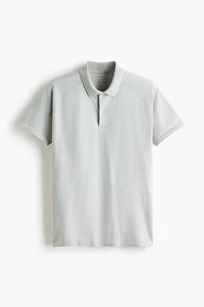 H&M Regular Fit Tennis T-shirt With Drymove in Light Gray Melange at Nordstrom, Size X-Large
