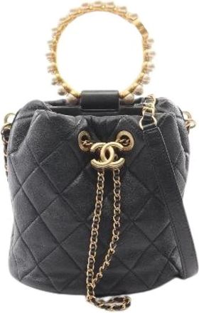 Chanel Pre-owned Bolso de Hombro Matelasse de Piel 2way - Pre-owned - Mujer - Negro - ONE SIZE
