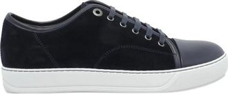 Lanvin Suede Lace-up Sneakers