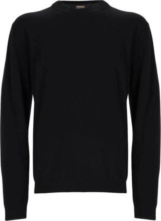 Woolrich Lambswool Crewneck Gg12 - - Knitwear - Uomo - Nero - 3XL