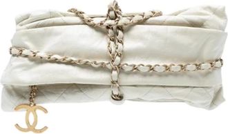 Chanel Pre-owned Clutches, female, White, Size: ONE SIZE Pre-owned Vintage Clutch
