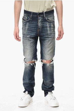 Diesel Distressed Jeans D-VIKER-SELVEDGE Straight Leg 17cm L.30 size 27