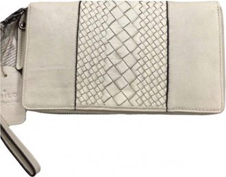 Milo Womens Adelina Leather Wallet In Ivory