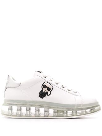 Karl Lagerfeld Sneakers con placca logo - Bianco