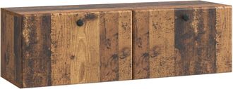 vidaXL Mueble De Tv De Pared 98 X 31 X 30 Cm Madera Envejecida Vidaxl