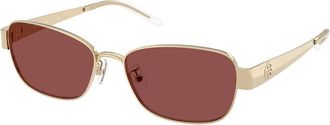 Tory Burch TY6119 334675 Womens Sunglasses Gold Size 55