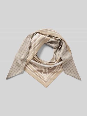 Guess Bandana mit Label-Print in Beige, Gr&ouml;&szlig;e 1