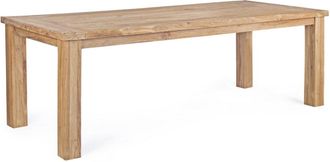 Konte Design Mesa fija de madera de teca reciclada 240x100