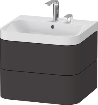 Duravit Set C-bonded Duravit Happy D.2 Plus Suspendido, 575x490mm, 2