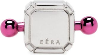 Eéra 18K White Gold Square Bar Single Stud Earring - Womens - Silver