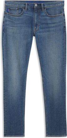HUGO BOSS Extra-slim fit jeans in mid-blue stretch cotton