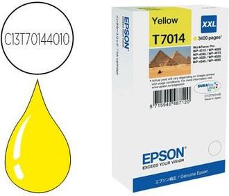 Epson Ink Cartridge Xxl Yellow 3.4k