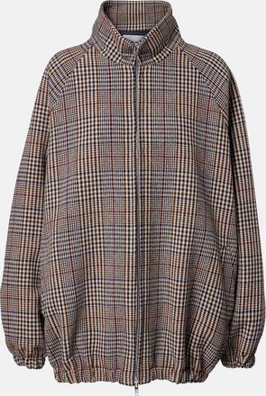 Frankie Shop Giacca blouson Baxter in misto lana a quadri