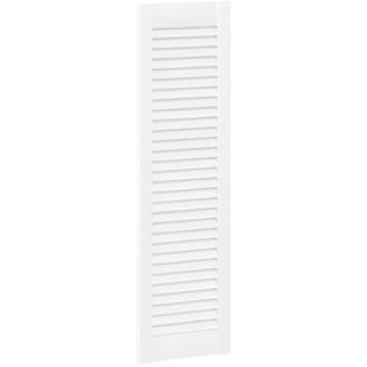 vidaXL Puerta De Armario De Lamas 2 Uds Blanco 99x29,5 Cm Vidaxl