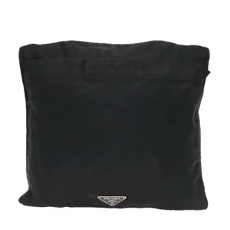 Prada Pre-owned Cross Body Bags, female, Black, Size: ONE SIZE Pre-owned Vintage Nylon Shoulder Bag