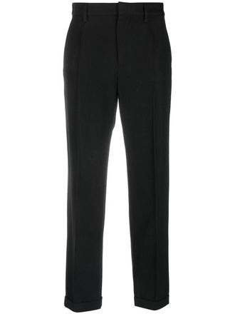Dsquared2 slim-fit tailored trousers - women - Virgin Wool/Cotton - 38 - Black