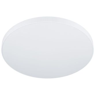 Loops Flush Ceiling Light Colour White Shade White Plastic Bulb LED 36W Included