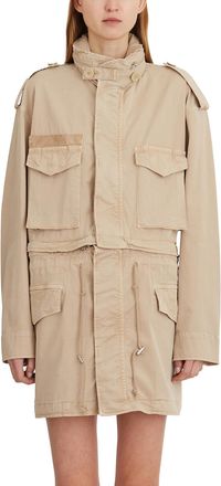 Helmut Lang Veldjas met Capuchon