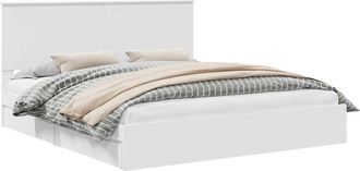 vidaXL Cama Con Almacenamiento 180 X 200 Cm Madera De Ingenier&iacute;a Vidaxl