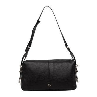 Pinko 24 Classic Vitello New Biker - - Bags - Donna - Nero - ONE SIZE