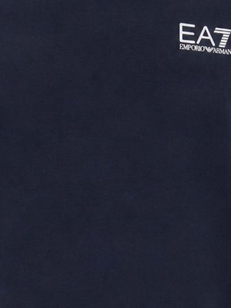 Emporio Armani Logo Cotton T-Shirt - Navy