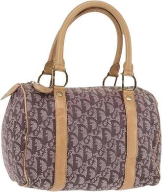 Dior Pre-owned Handbags, female, Pink, Size: ONE SIZE Pre-owned Vintage Boston Bag
